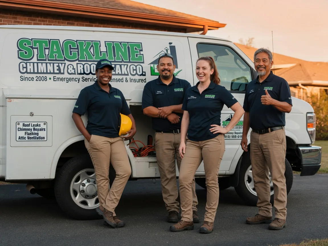 Chimney flashing repair company in Rosebud, TX